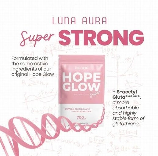 hope glow glutathione review Luna Aura Super Biggie: Best Selling Supplement Luna Aura's Best-Kept Secret: Hope